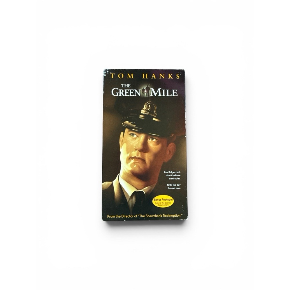 The Green Mile VHS 2000 Tom Hanks 2 Tape Set Collector Edition Documentary
